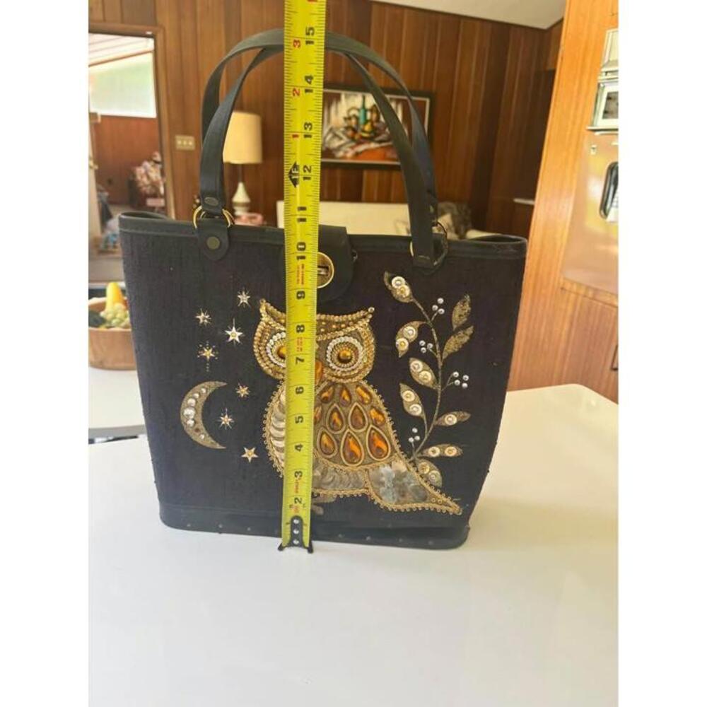 1970s Vintage Owl Enid Collins Beaded Purse - Picture 7 of 8